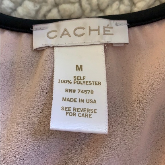 {Cache} Light Pink Sheer Blouse - Picture 10 of 12